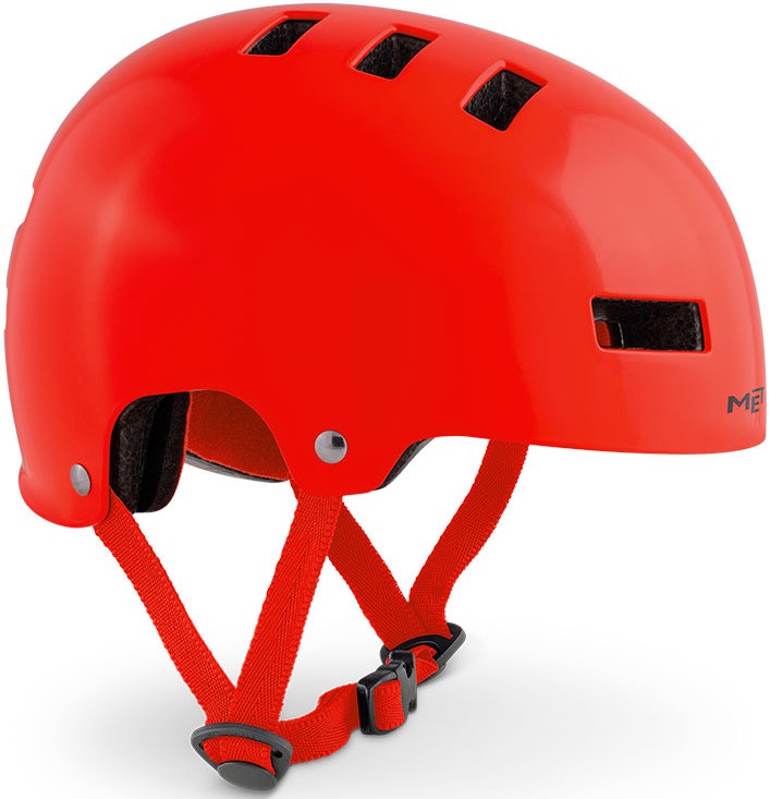 Red sales bicycle helmet