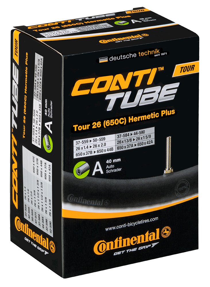 Continental Tour 26 Hermetic Plus 650c Schrader Valve Inner Tube