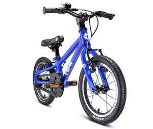 Frog 38 electric blue 14 inch wheel lightweight hybrid mountain bike.