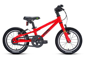 Frog 38 red 14 inch wheel lightweight hybrid mountain bike.