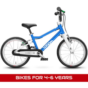  Bikes for 4-6 years featuring a Woom 3 sky blue 16