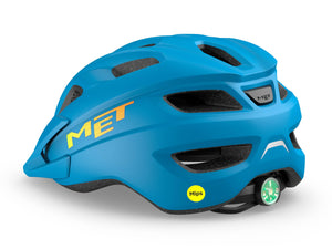 MET Crackerjack MIPS Cyan matt youths MTB helmet UN 52-57cm.