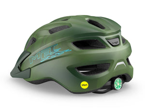 MET Crackerjack MIPS Green matt youths MTB helmet UN 52-57cm.