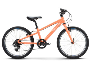 Ridgeback Dimension 20 inch wheel peachy dream 7 speed lightweight hybrid mountain bike.