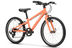 Ridgeback Dimension 20 inch wheel peachy dream 7 speed lightweight hybrid mountain bike.