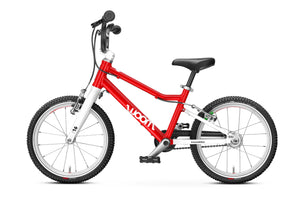 Woom 3 AUTOMAGIC red 16 inch wheel 2 speed automatic ultralight children's bike.