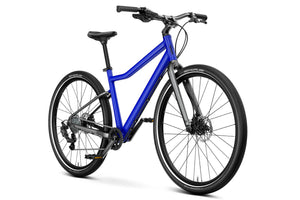 Woom EXPLORE 6 magnetic blue 26 inch wheel 8
-speed ultralight hybrid bike.