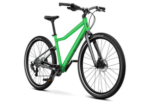 Woom EXPLORE 6 jungle green 26 inch wheel 8
-speed ultralight hybrid bike.