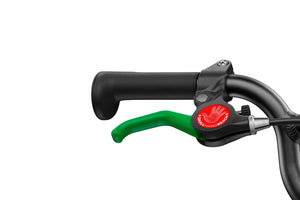 Woom GO 3 child specific brake levers.