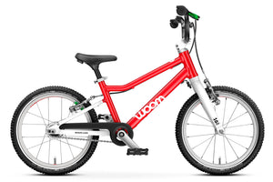 Woom GO 3 AUTOMAGIC red 16 inch wheel ultralight children's bike.