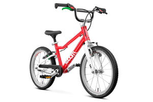 Woom GO 3 AUTOMAGIC red 16 inch wheel ultralight children's bike.