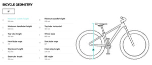 Beany Zero 16 frame geometry information.