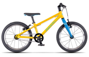 Beany Zero 16 yellow 16-inch wheel ultralight children's hybrid mountain bike.