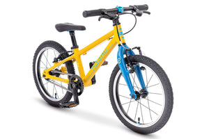 Beany Zero 16 yellow 16-inch wheel ultralight children's hybrid mountain bike.