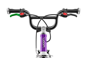 Woom 3 purple haze 16 inch wheel ultralight children's bike.